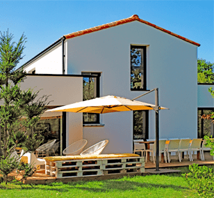 Maison contemporaine construite à Sautron