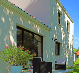 Maison traditionnelle construite à Bouguenais