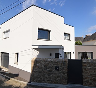 Maison de ville de 130m² construite à Nantes