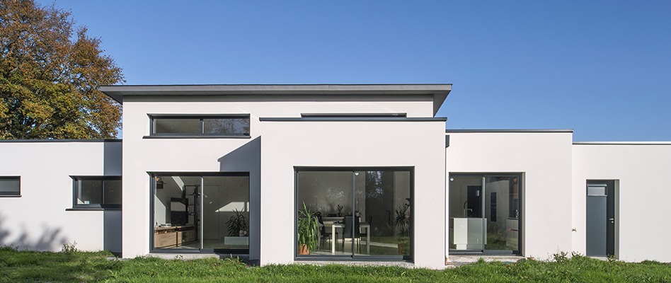 Maison construite à Grandchamps-des-Fontaines