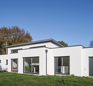 Maison construite à Grandchamps-des-Fontaines