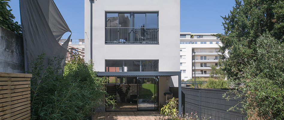 Maison de ville construite à Nantes