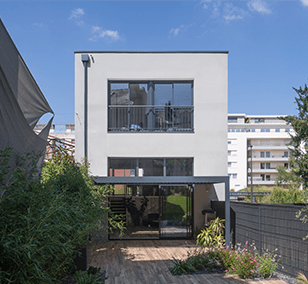 Maison de ville construite à Nantes