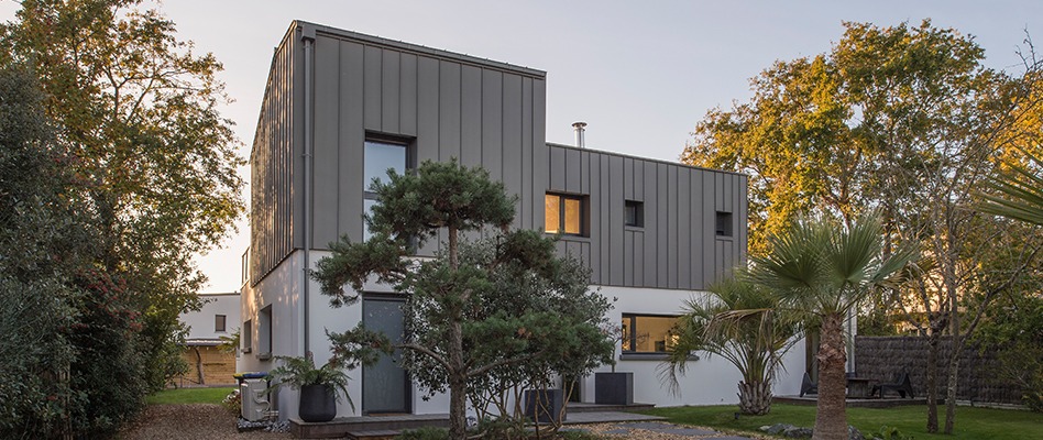 Maison moderne construite à Saint-Nazaire