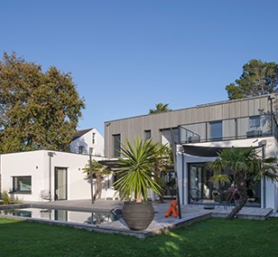 Maison moderne construite à Saint-Nazaire