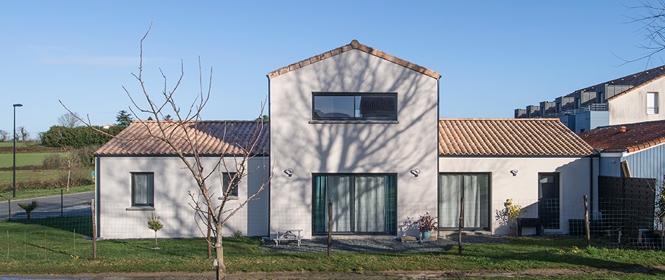 Maison à étage construite à Saint-Jean-de-Boiseau