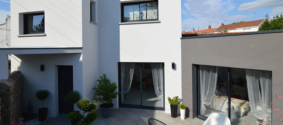 Maison de ville de 130m² construite à nantes