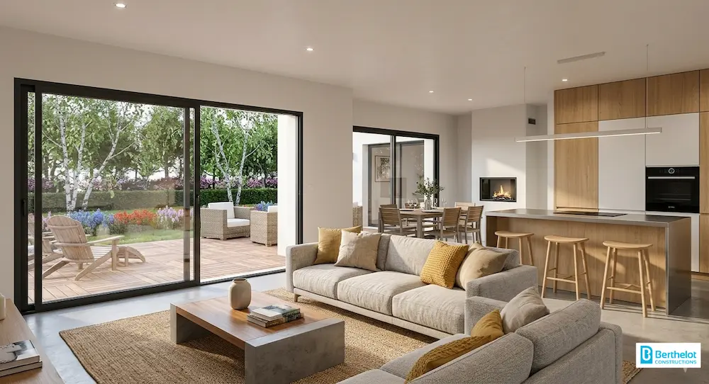 intérieur maison contemporaine 123 m2