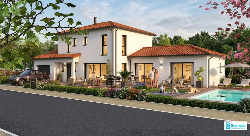 maison familiale avec piscine