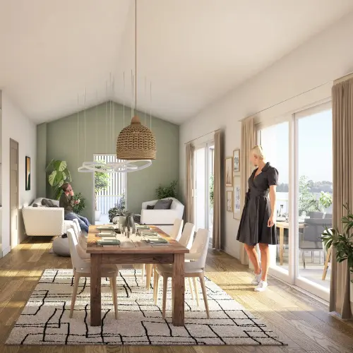 Intérieur moderne appartement Pornichet