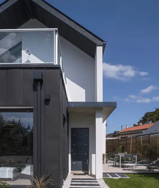 façade maison neuve bouguenais