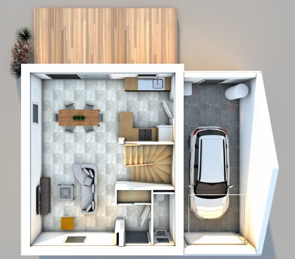 Terrain et Maison à construire Larré 404 m² - 213 350€